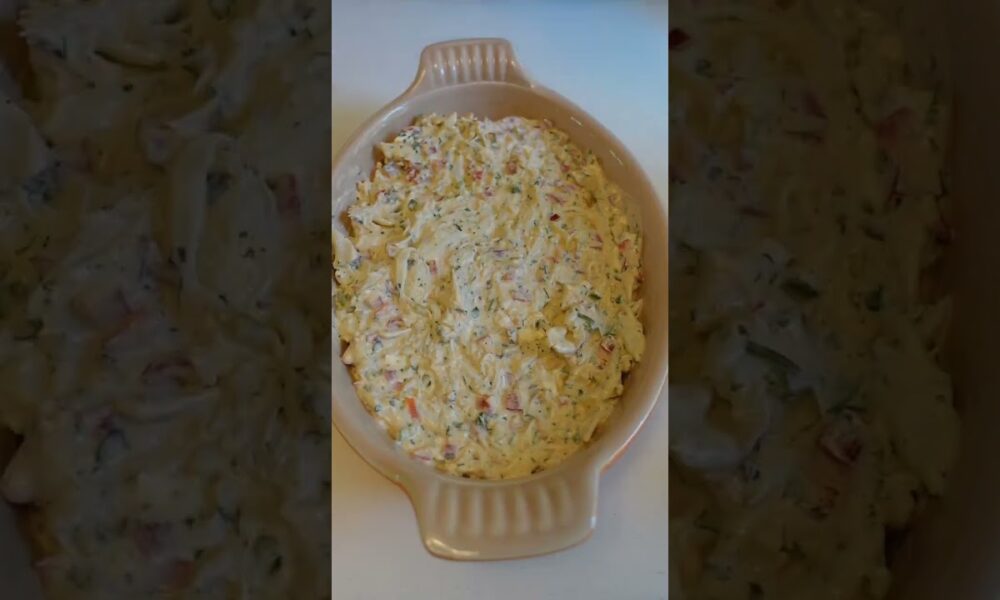 How to Make the Best Deviled Crab Dip #shorts
