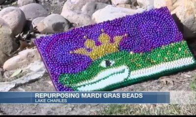 Lake Charles woman gives Mardi Gras beads a new life as art