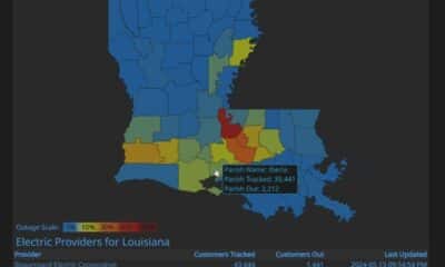 Severe weather causes mass power outages around Acadiana