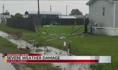 Severe weather damage from around Acadiana